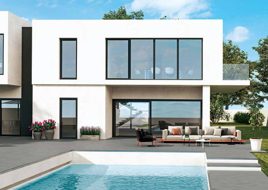 Ventana Elegant Infinity ThermoFibra Rogovent